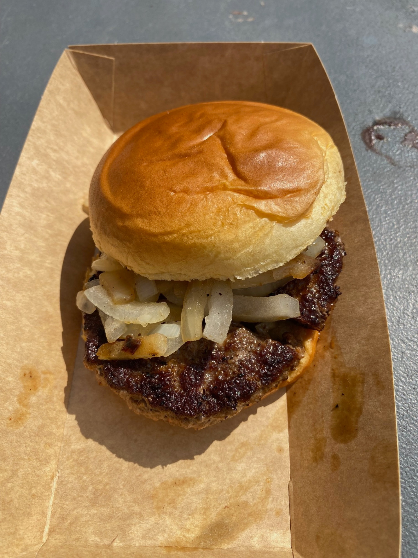 Burger at Robert Parker Stadium